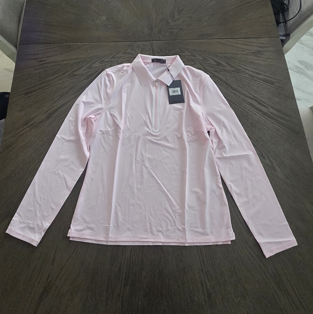 G/FORE Pink Long Sleeve Top. I#021 - Picture 2 of 5